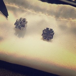 Tory Burch silver stud earrings